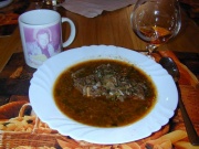  Суп-бозартма из баранины с луком