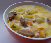 Суп картофельный с грибами