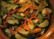 Цуккини с овощами