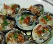 Моллюски с соево-кунжутным соусом 