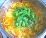Суп из стручковой зеленой фасоли 